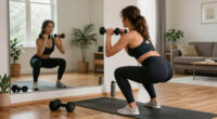 The Two Simple Tricks A Trainer Uses To Ensure Her Home Dumbbell Workouts Stay Effective